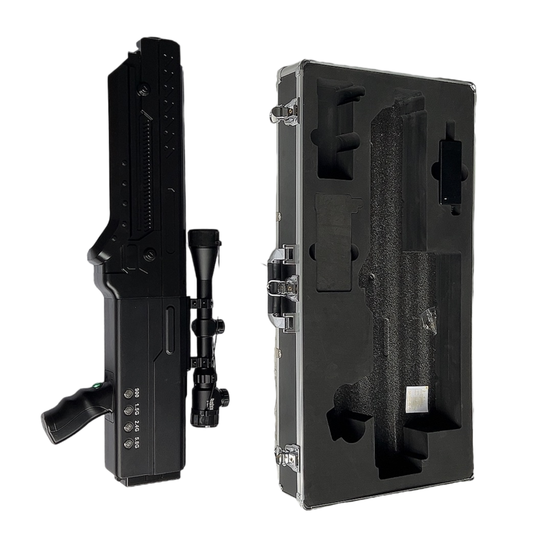  桥东手持便携式枪型低空防御反制四通道A型